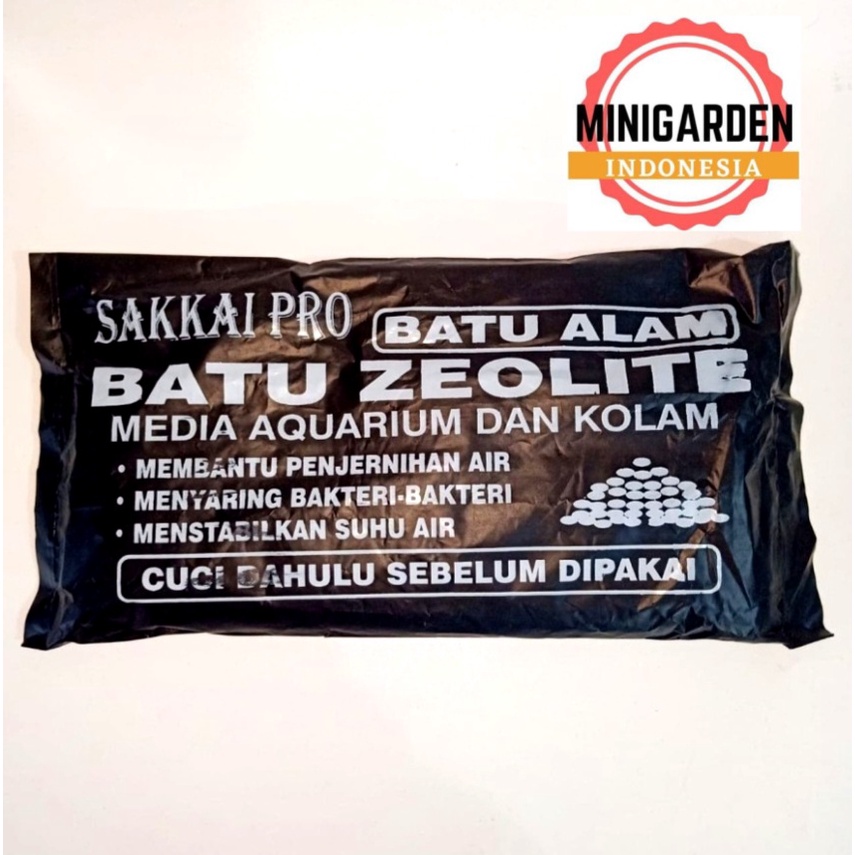 BATU ZEOLITE SAKKAI PRO + WARING ZEOLIT ZIOLIT MEDIA FILTER AQUARIUM