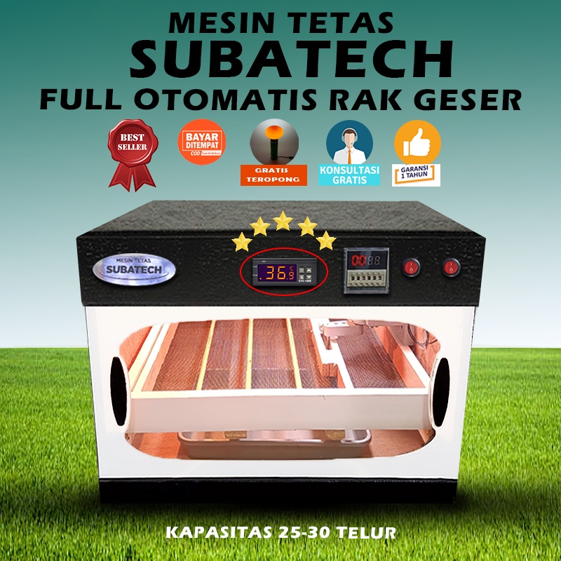 SUBATECH RG 25 Mesin Tetas Telur Full Otomatis Penetas