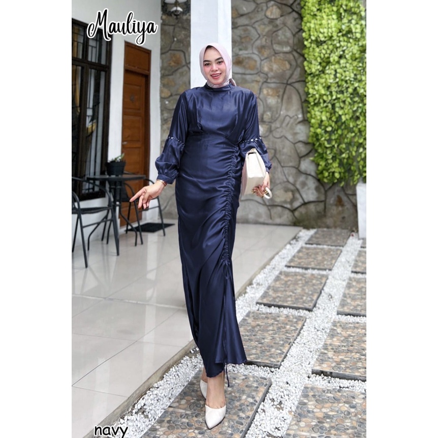 GAMIS KONDANGAN POLOS MAULIYA DRESS KONDANGAN SIMPLE