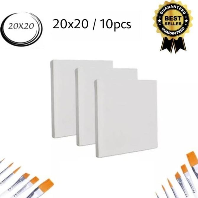 

kanvas lukis paket murah 10pcs ukuran 20cmX20cm