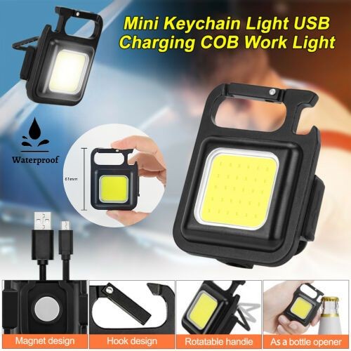Gantungan Kunci Senter - Mini Senter Portable - Lampu Senter Mini Camping Super Terang Flashlight