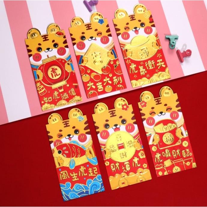 

Angpao Imlek Panjang isi 6 lbr
