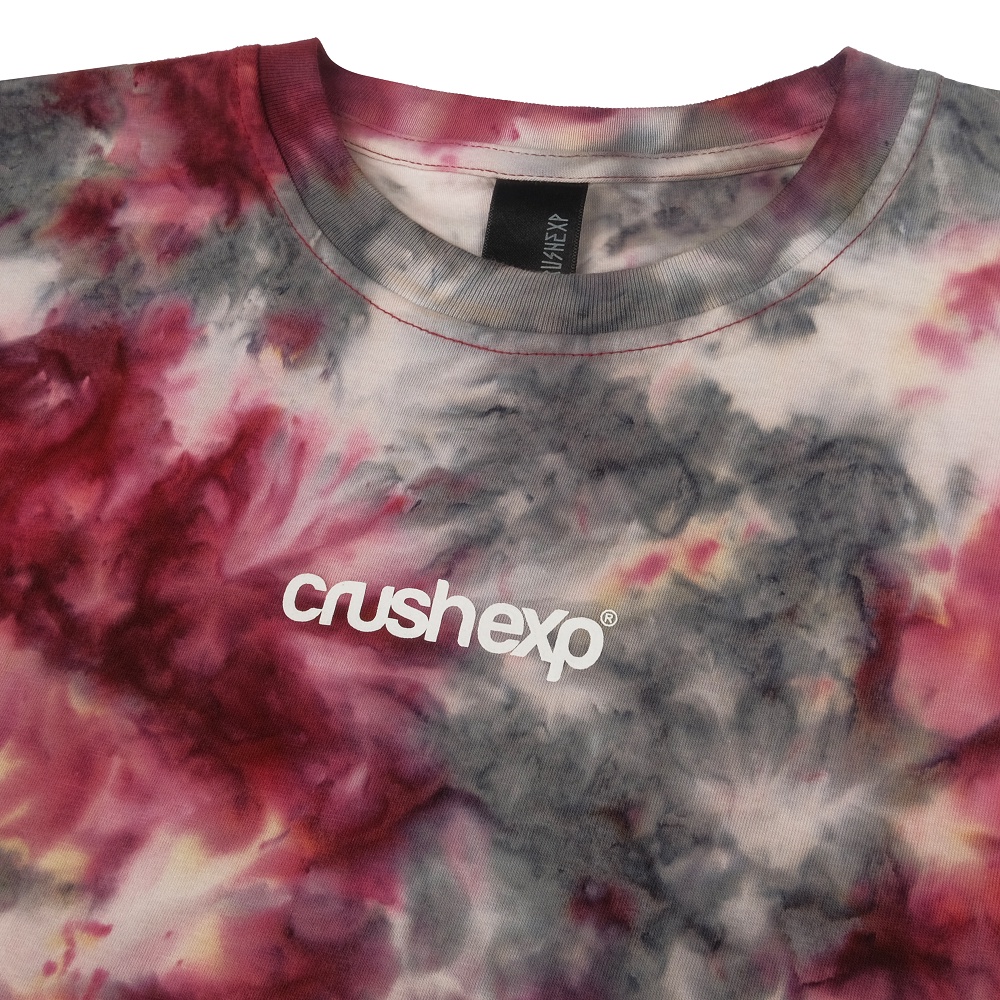 CRUSH EXP Kaos Pendek Tie-dye TSC0633 - MAROON