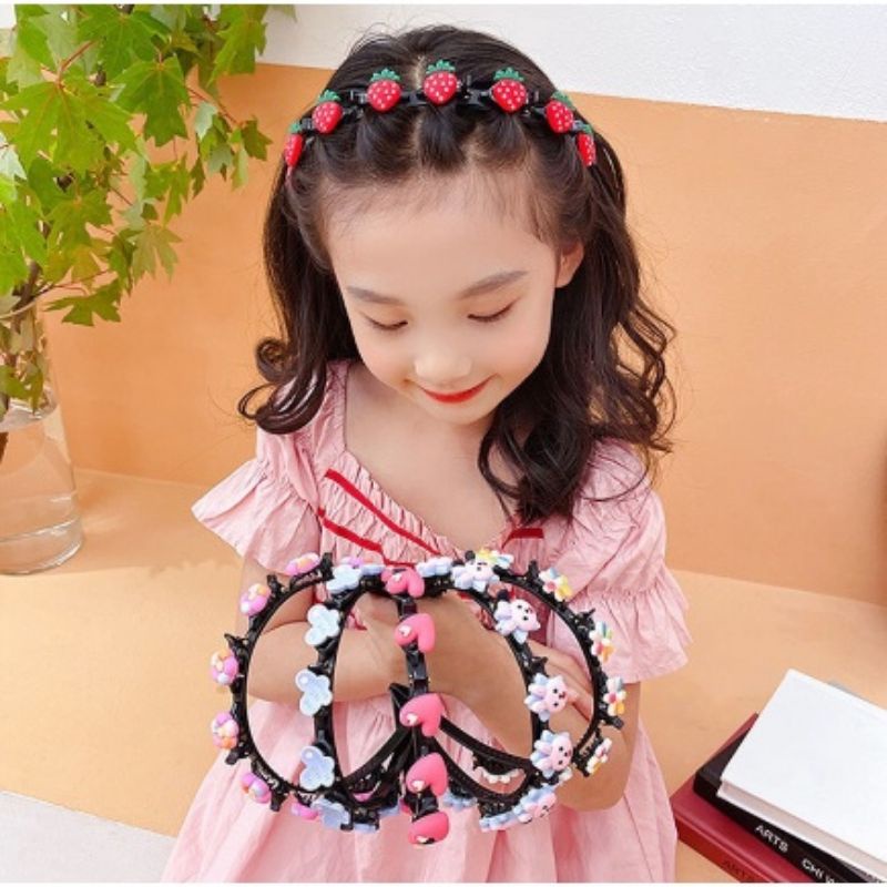 BANDO ANAK KOREA MOTIF DESAIN LUCU HAIRBAND BANDANA ANAK BAHAN