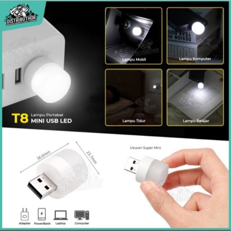 Lampu LED USB mini/ lampu mini led usb portable