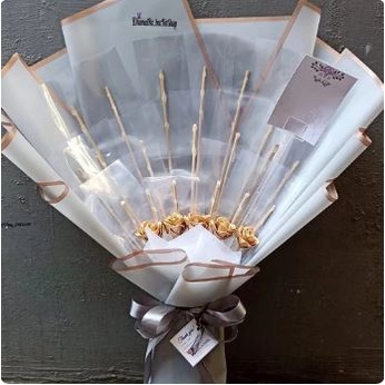 BEST SELLER bucket bunga uang kerangka kosong murah ( 20Lembar ) / Bucket uang / Bucket uang kosong 