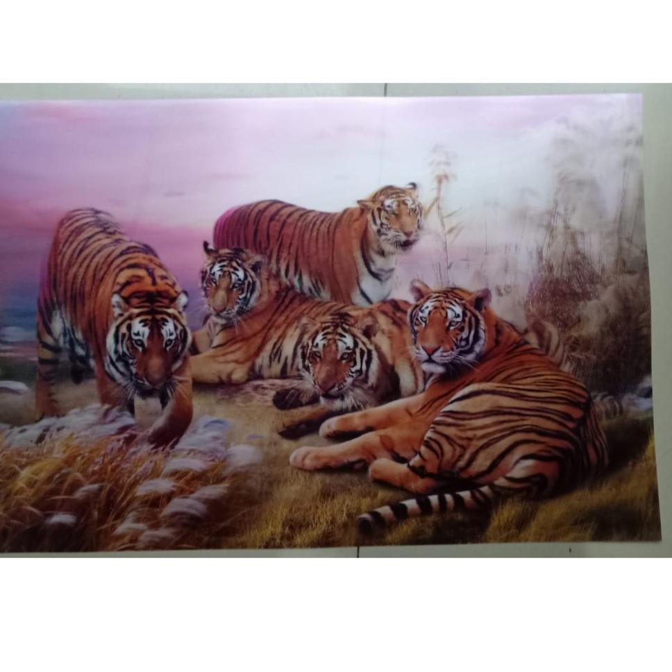 ︽ Pajangan dinding gambar 3D Mekah perjamuan kudus bunda maria yesus kristus ayat kursi kaligafi All