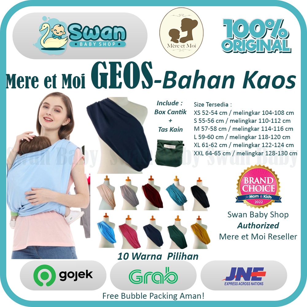 Mere - Gendongan Kaos Ekonomis / Gendongan Geko / Geos