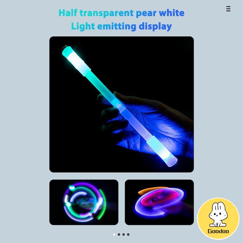 Pena Berputar Bercahaya Dekompresi Pena Lampu Pernapasan LED Keren -Doo