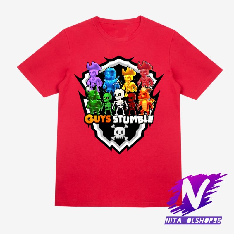 kaos anak stumble guys game mobile