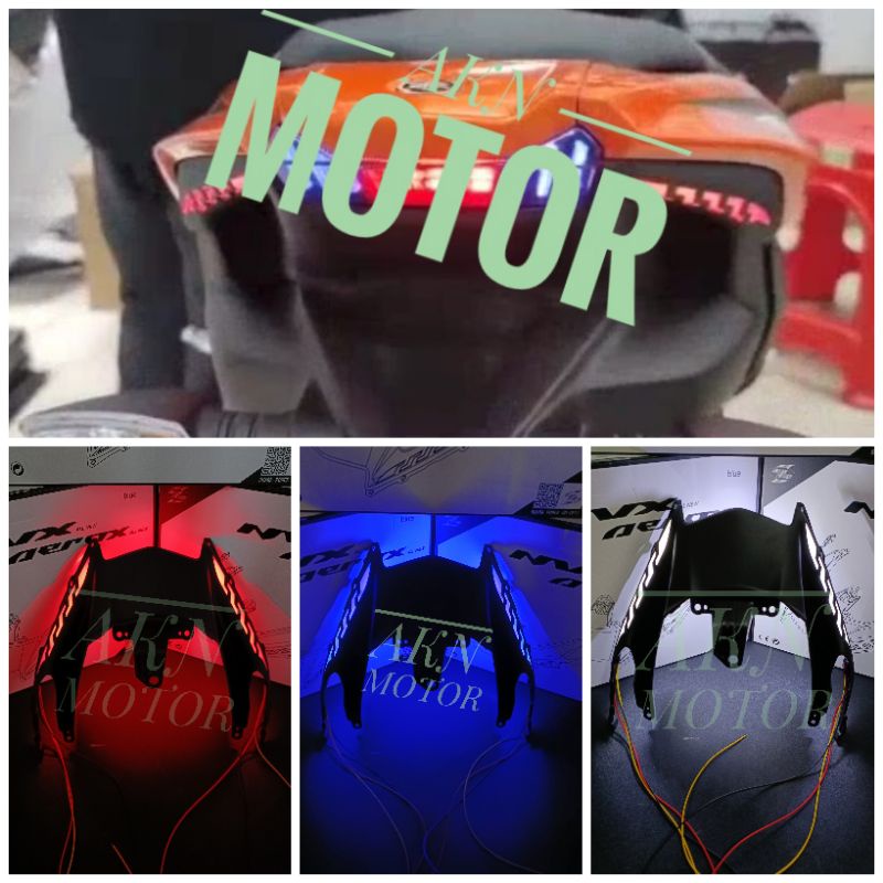 LAMPU UNDERTAIL SHARK POWER YAMAHA AEROX NEW CONNECTED 2021 2022