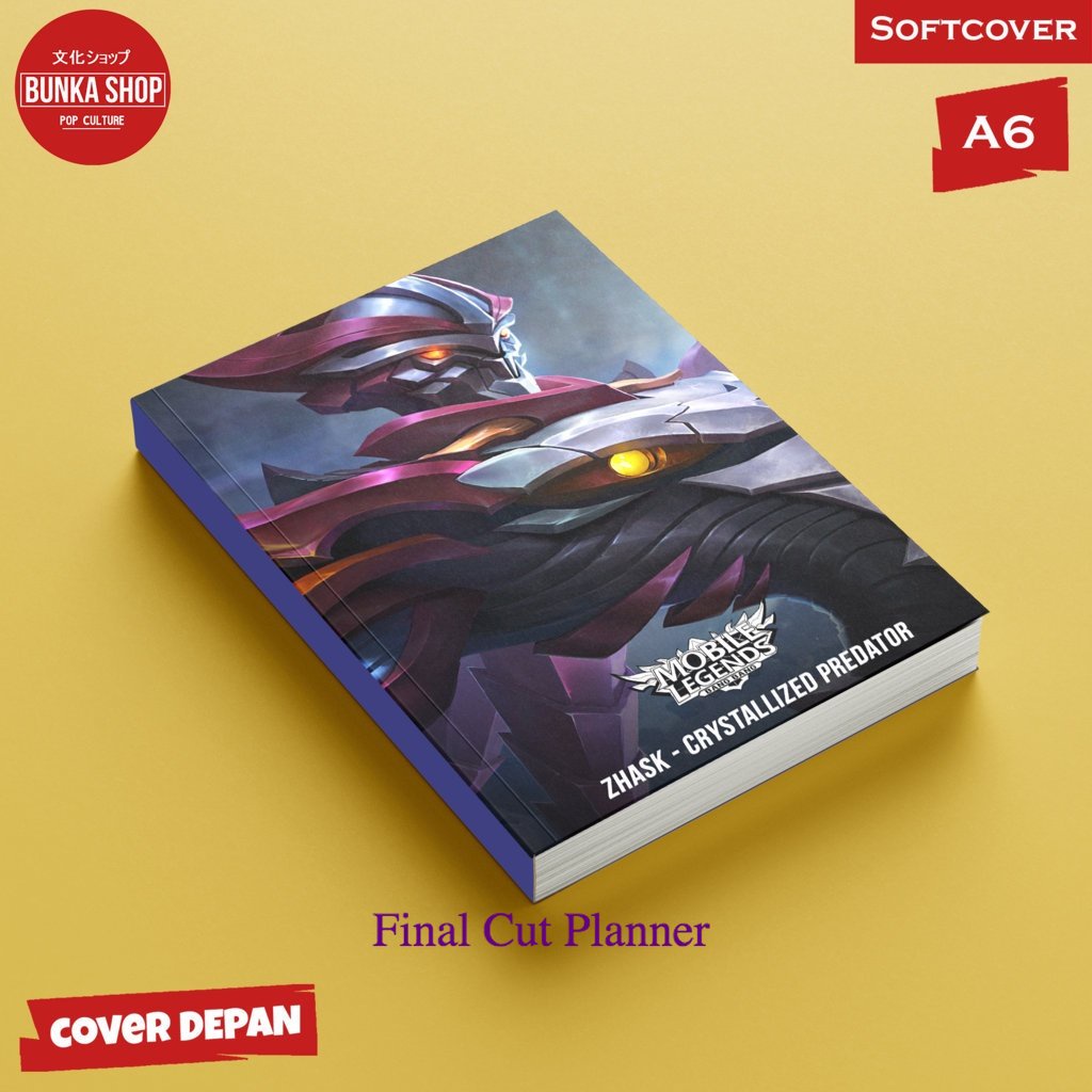 

Pocket Note Mobile Legends Zhask Crystalized Predator Softcover A6 Buku Tulis Catatan Notes Agenda Planner Jurnal .