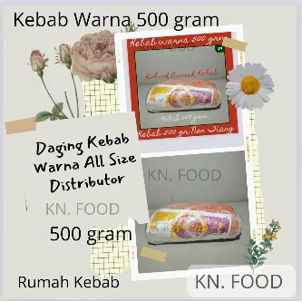 

Daging Kebab Premium kebab Warna Sapi 500gram