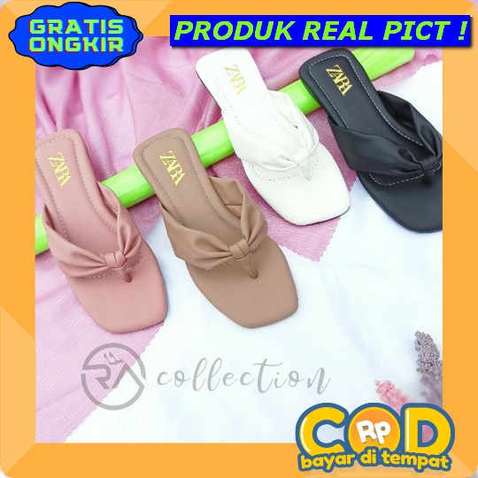 Maulana Fashion-Sandal Teplek Terbaru 2021/Sandal Selop Trepes Model Kekinian/Sandal Termurah Dan Gr