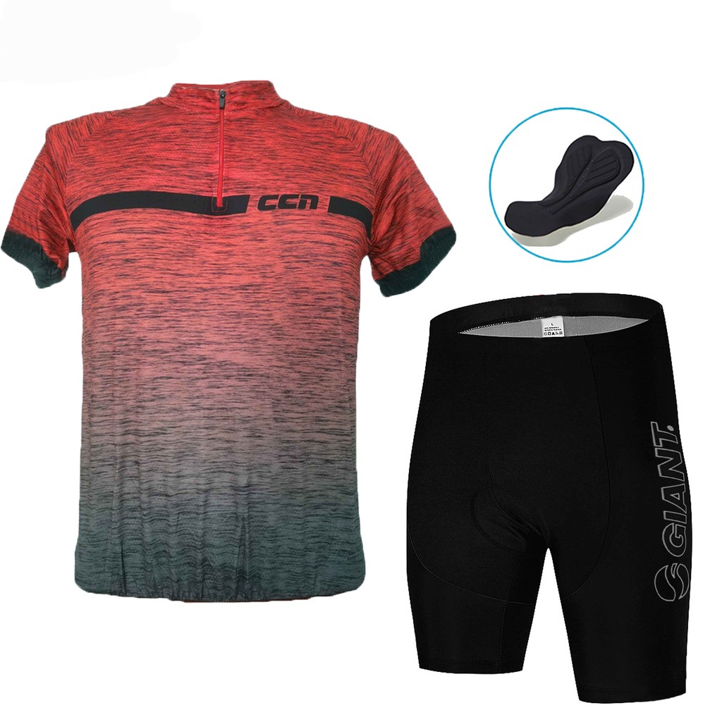 Promo Terbaru Jersey Sepeda Dan Celana Sepeda Set Polos Ccn Roadbike Unisex