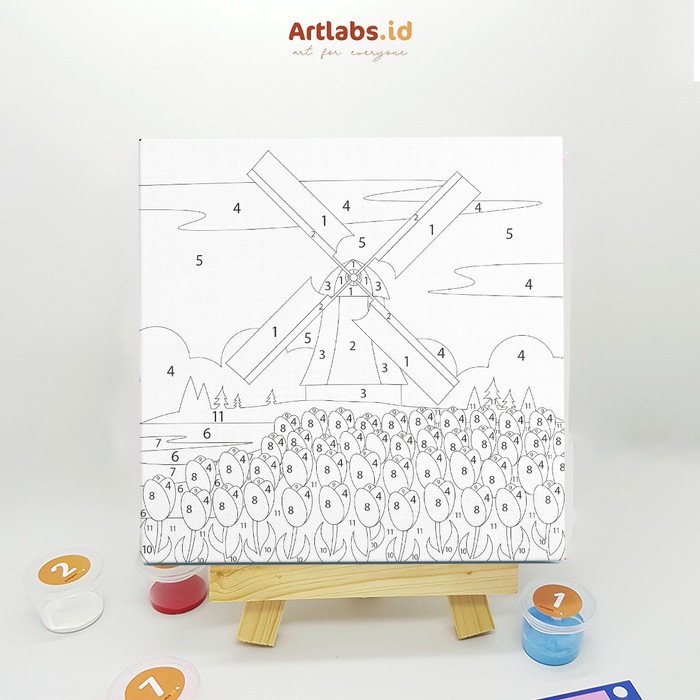 

Keukenhof - Paint By Number 11 Color [City Series] Painting Kit