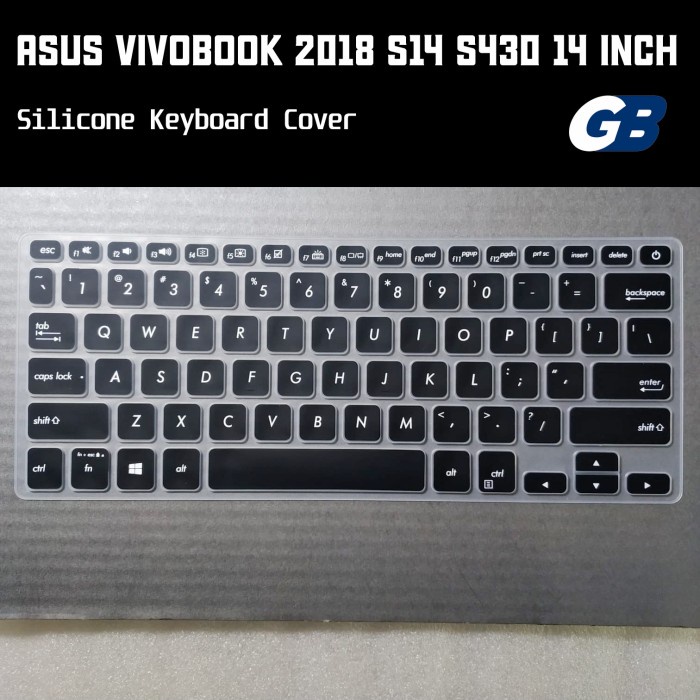 

Termurah Asus Vivobook 2018 S14 S430 14 Inch Keyboard Protector Cover