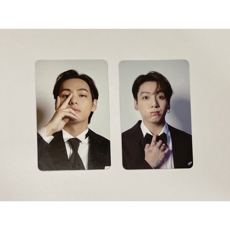 TAEHYUNG V JUNGKOOK JK THE FACT CHINA PHOTOCARD PC