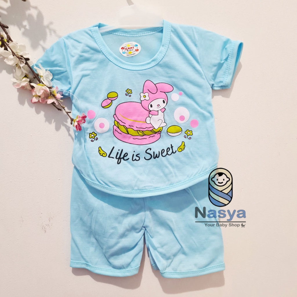 [N-065] Setelan baju bayi perempuan lucu/baju bayi perempuan murah - naomi