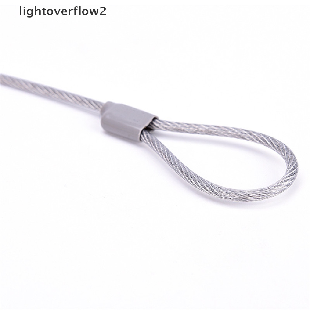 (lightoverflow2) Kunci Pengaman Laptop / Notebook / Komputer PC Model Kabel (ID)