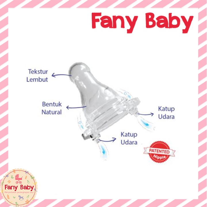 BABY SAFE DOUBLE VALVES NIPPLE SLIM NECK