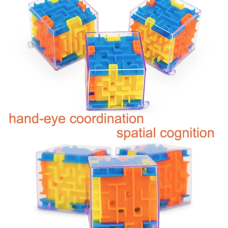 Mainan Kubus Rubik 3D Mini Untuk Edukasi Anak