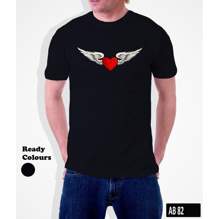 Kaos Dewa 19 Sayap Hati T-Shirt Band Dewa 19