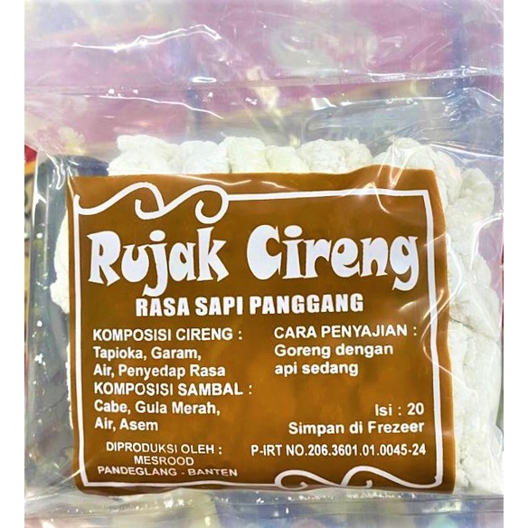 

Cireng Rujak Sapi Panggang 200gr (20 Pcs)