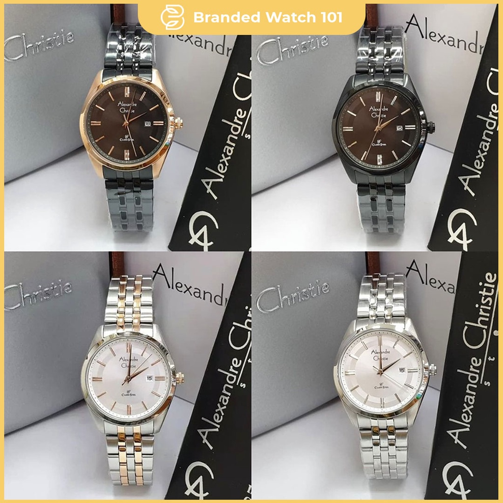 ORIGINAL Jam Tangan Wanita Alexandre Christie AC 8595 / AC8595 Garansi 1 Tahun