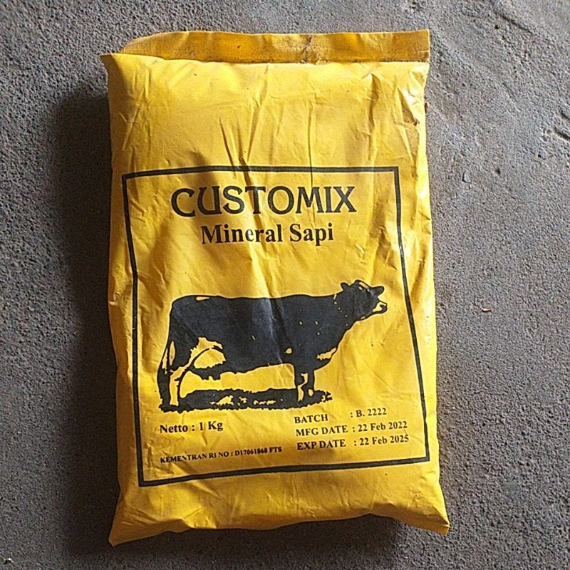 customix mineral sapi penggemukan-mineral untuk sapi lumpuh-mineral memperbanyak air susu indukan