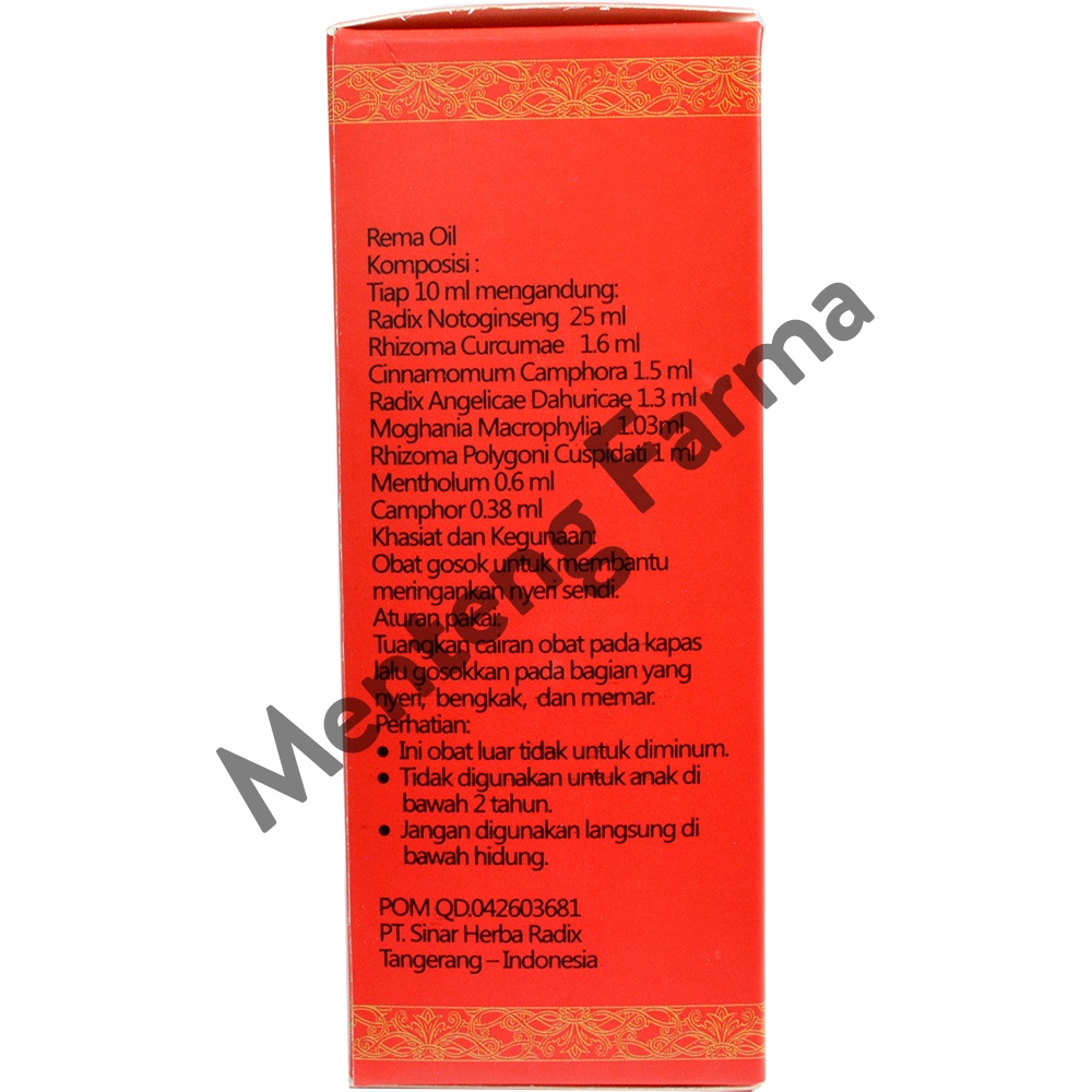 Rema Oil 60ml - Obat Gosok Patah Tulang dan Keseleo