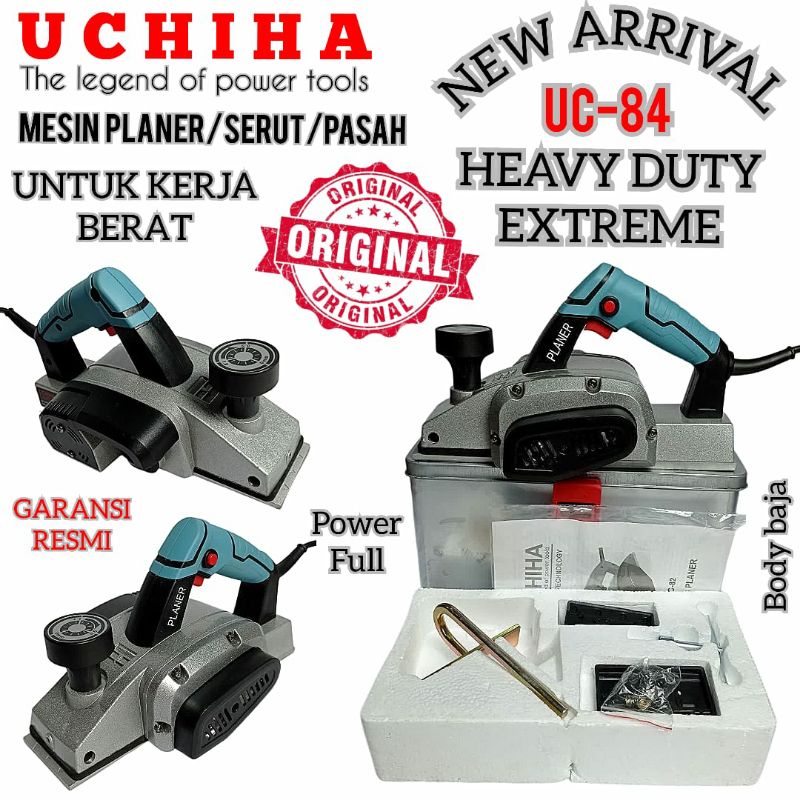 Mesin Ketam - Mesin Serut Kayu -mesin ketam kayu Planer Listrik UCHIHA JAPAN heavy duty extrem temba
