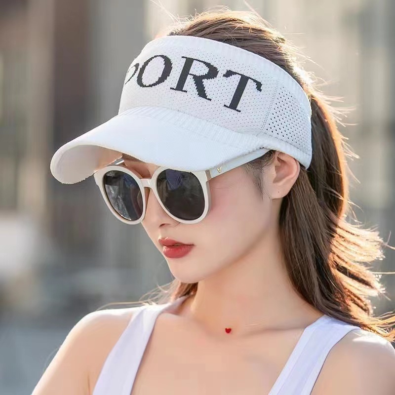 Topi Golf Tennis Rajut Katun Elatis Korea Topi Sporty Wanita Topi Jogging Baseball Topi Summer