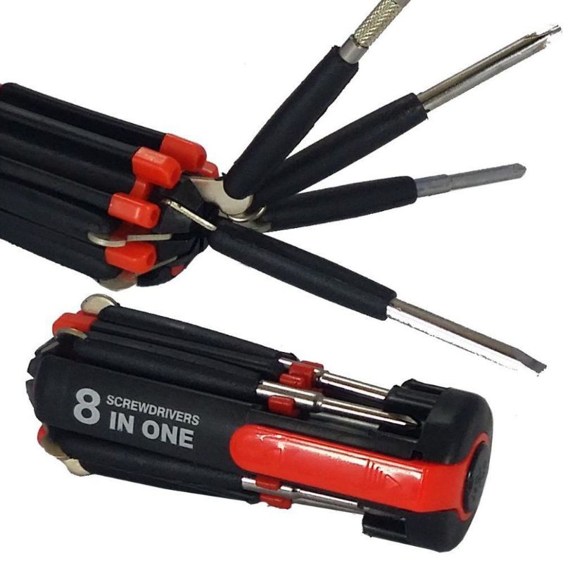 OBENG SET 8 IN 1 SENTER MULTIFUNGSI SENTER OBENG SET