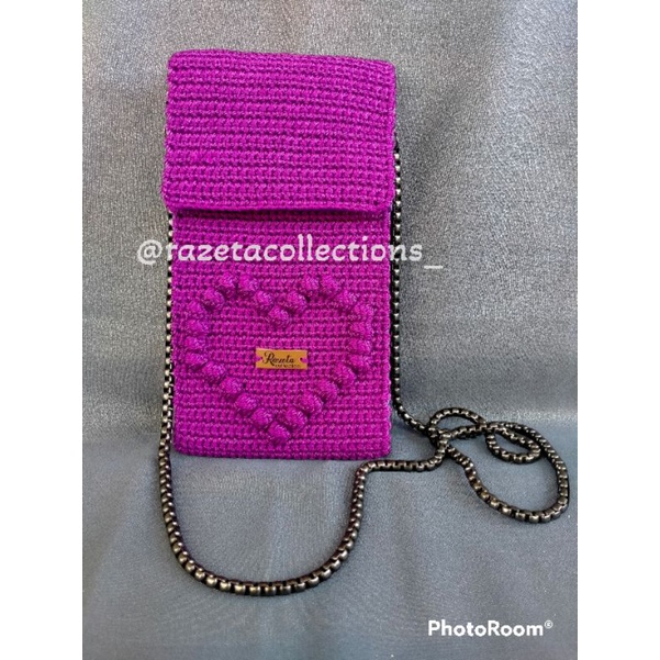 TAS HP RAJUT MOTIF LOVE