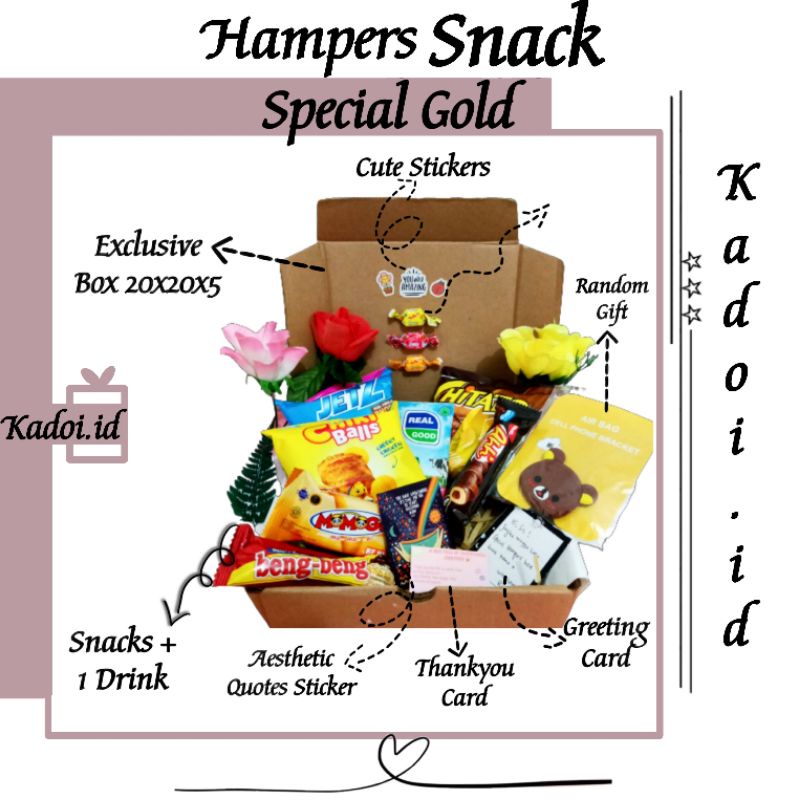 

Hampers Snack Box/Hampers Kado/Snack Box/Gift Box Snack/Kado Ulang Tahun/Hampers Birthday/Hampers Box Snack/Kado Wisuda/Hampers Wisuda/Hampers Snack/Hampers Unik/Kado Birthday