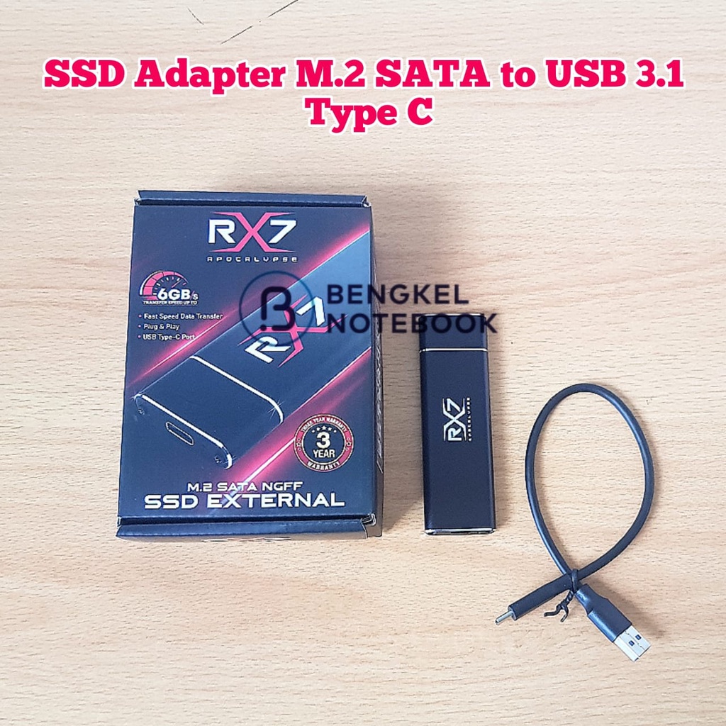 Jual Ssd Adapter Casing M2 M2 Sata To Usb 30 Type C Rx7 6gbps Ngff Shopee Indonesia 8283