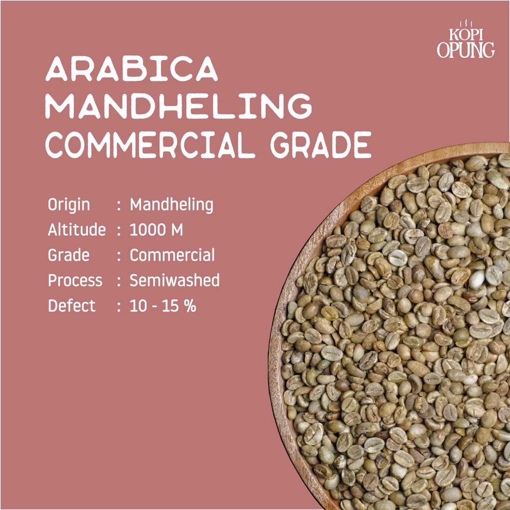 Jual Arabica Mandheling Commercial Grade Green Bean Biji Kopi Mentah Kg Shopee Indonesia