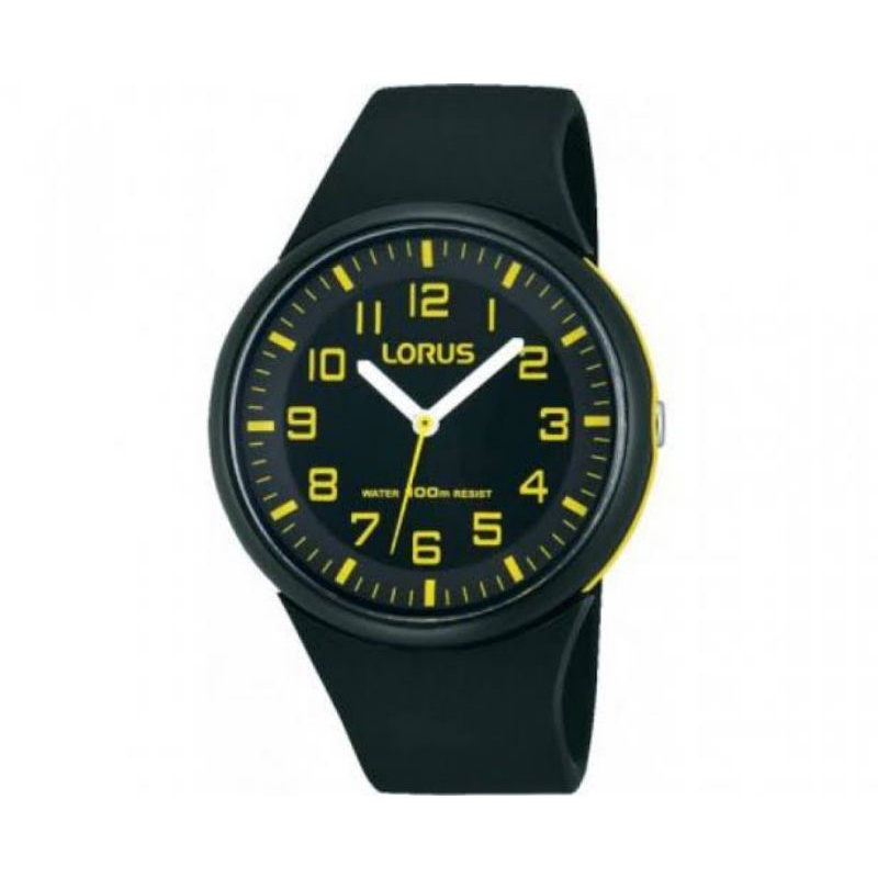 Lorus jam tangan Black yellow RRX49DX-9 | Jam Tangan Pria atau wanita