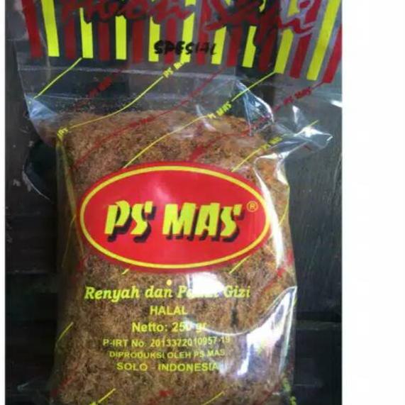 

㋿ ABON SAPI / AYAM / DENDENG PS MAS Produk Premium 250gram Original 100% HOT ITEM 3389 ◘