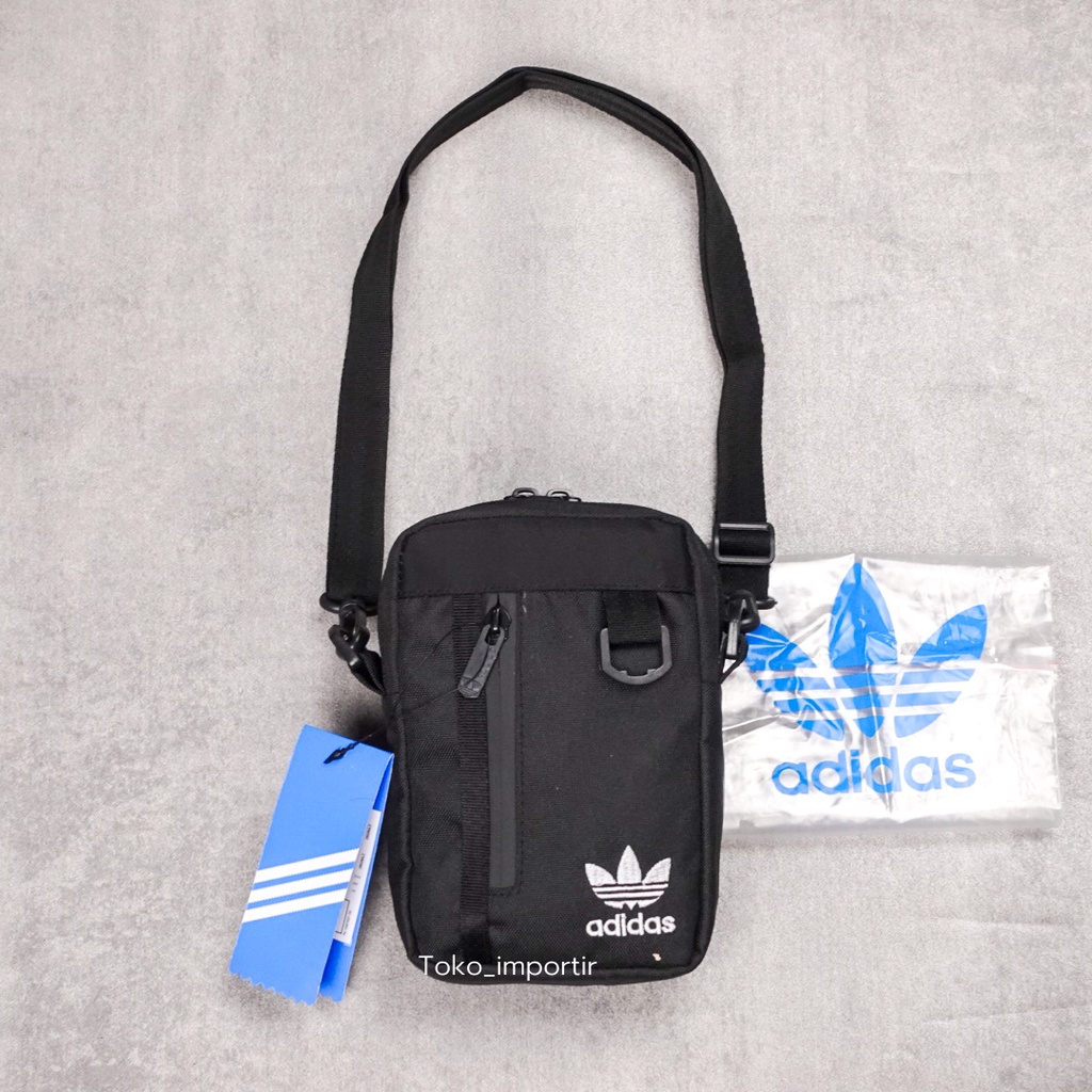 Tas Slingbag Adidas Mini Trefoil / Tas Selempang Pria Impor Mirror ORI