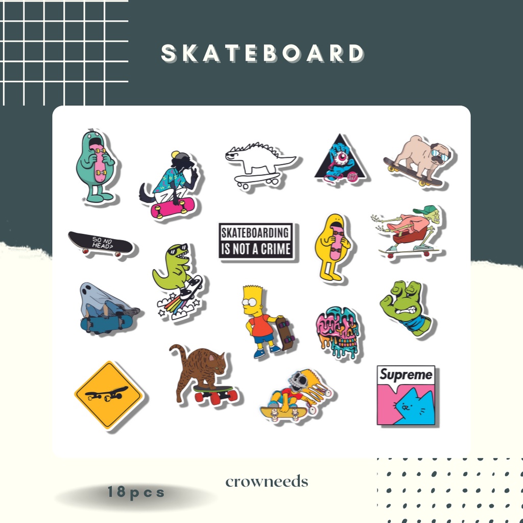

[STIKER SKATEBOARD] STICKER AESTHETIC | STICKER TUMBLR | STIKER PACK | STIKER LAPTOP | STIKER HP | STIKER AESTHETIC | STIKER BAND | STIKER LOGO | STIKER HYPEBEAST