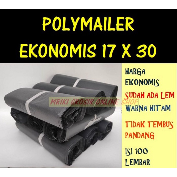 

Nikmati Polymailer 17X30 Hitam Economy Isi Â±100 Hot Sale