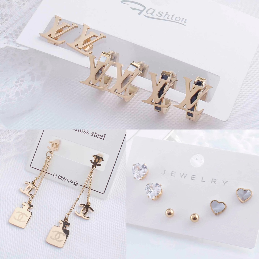 Anting Titanium Perhiasan Fashion 1088/1517/1336