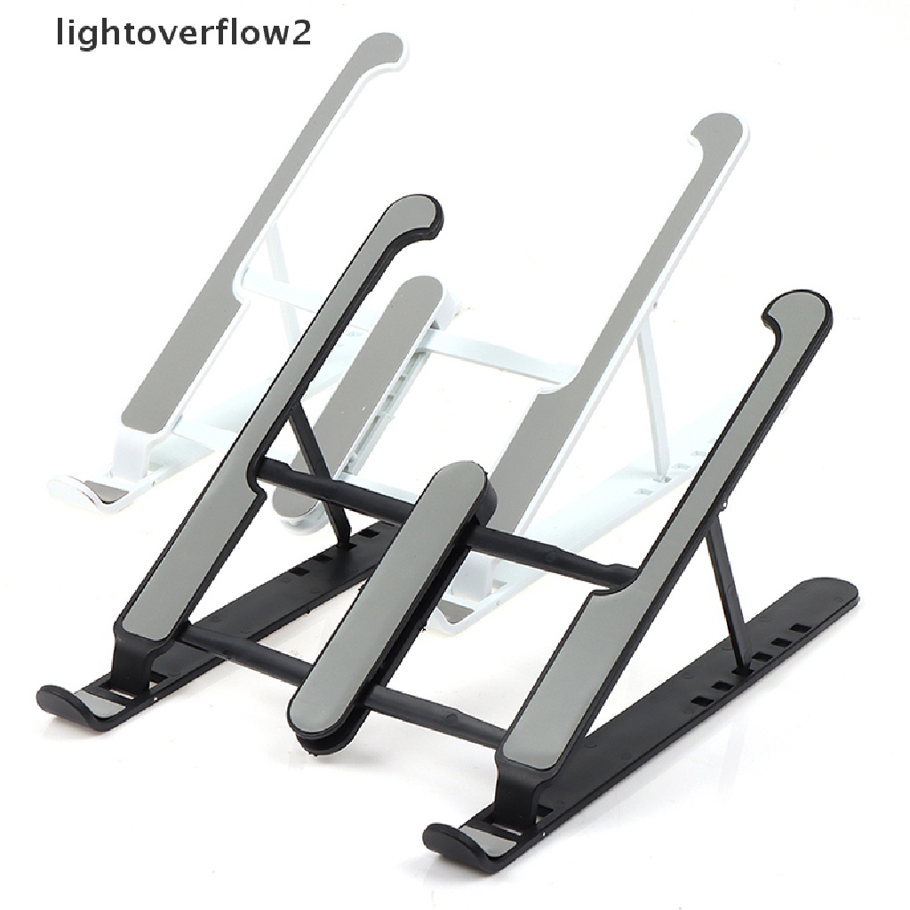 (lightoverflow2) Stand Laptop Lipat Adjustable Dengan Plat Lifg