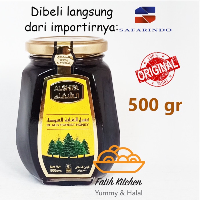 

Al Shifa Black Forest Honey 500 gr Madu Import Arab Saudi Original