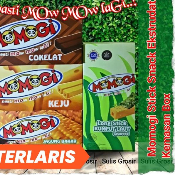 

TERLARIS Momogi Stick Snack Coklat, Jagung Bakar & Rumput Laut