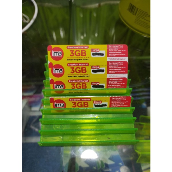 VOUCHER M3 3GB 30 HARI KIRIM VIA CHAT