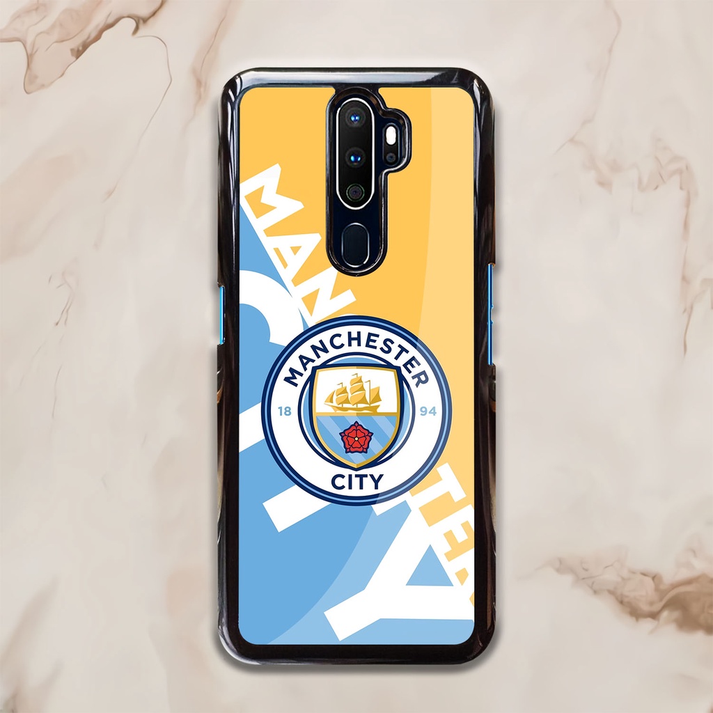 Case Kilau Glossy Oppo A5 A9 2020 | Casing Hp Oppo | Pelindung Smarphone | Motif Football Club