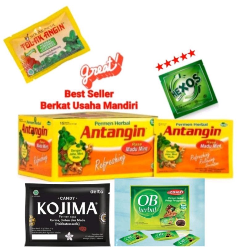 Permen Herbal 1 sachet isi 5 butir